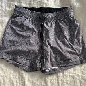 Gray Lululemon Mid-length Shorts, Size 6